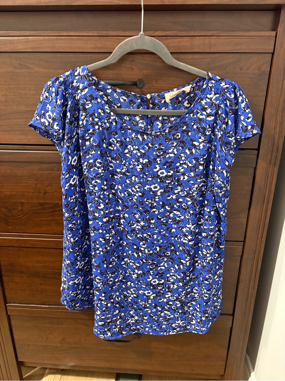 Philosophy Royal Blue Floral Short-Sleeve Tee